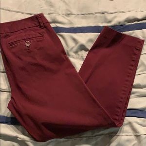 Ana SZ 8 maroon ankle khakis